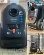 جارو برقی فیلیپس 2200W هلند مشکی مدل XD8022