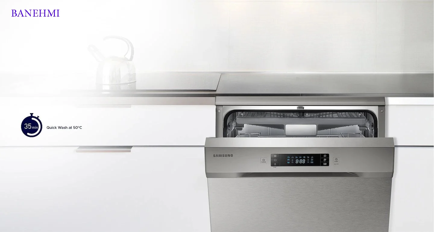 خرید ظرفشویی - سامسونگ14 نفره رنگ سفید H6050  قیمت ارزان 