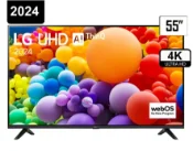 تلویزیون 55 اینچ ال جی 2024 اسمارت 4K مدل 55UT7300