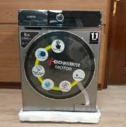 ماشین لباسشویی 1400 دور یونیوا 8 کیلو نقره مدل ALFA