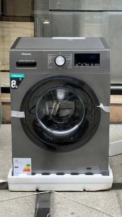 ماشین لباسشویی 8 کیلوگرم هایسنس نقره ای مدل WFPV8012EMT 2023