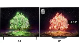 مقایسه تلویزیون اولد ال جی OLED B1 و OLED A1
