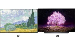 مقایسه تلویزیون  اولد ال جی OLED C1 و  OLED G1