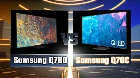 مقایسه تلویزیون سامسونگ Q70C با  Q70D