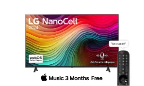 تلویزیون الجی نانو 80 اسمارت 65 اینچ 2024 مدل 65NANO80T