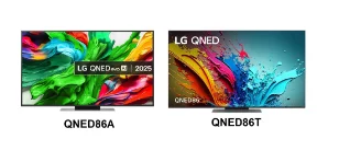 مقایسه تلویزیون ال جی QNED86A با تلویزیون ال جی QNED86T