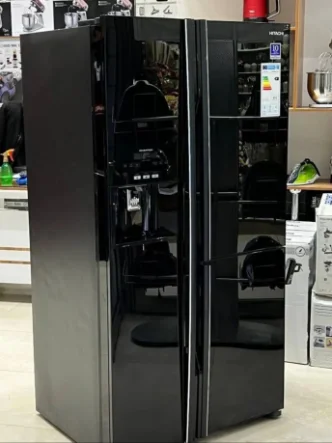 یخچال ساید مشکی 3 درب هیتاچی 30 فوت  مدل R-M700