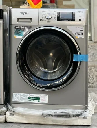 لباسشویی 10 کیلو 1400 دور ویرپول نقره ای مدل FFD 10449 SBCV GCC