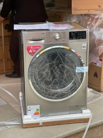 ماشین لباسشویی ال جی 9 کیلو نقره ای WJ6142SSVP