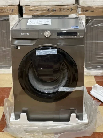 ماشین لباسشویی سامسونگ بخارشور ادواش 9کیلو نقره ای مدل WW90T554DAN