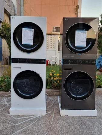 لباسشویی الجی 21 کیلو 16کیلو خشک‌کن سفید مدل WT2116WRK