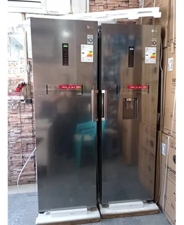یخچال فریزر دوقلو ال جی 40 فوت رنگ سیلور مدل GC-F511ELDM/GC-B514ELFM