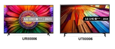 مقایسه تلویزیون ال جی UT80006 با تلویزیون ال جی UR80006