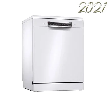 ماشین ظرفشویی 14 نفره بوش 2021 سری 6 رنگ سفید مدل SMS6ZCW00E