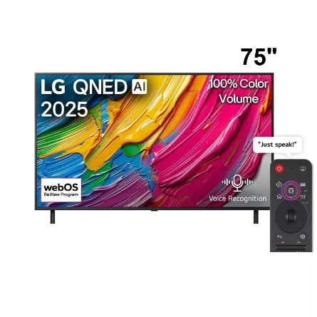 تلویزیون ال جی 75 اینچ QNED80 2025 هوشمند مدل 75QNED80A6A