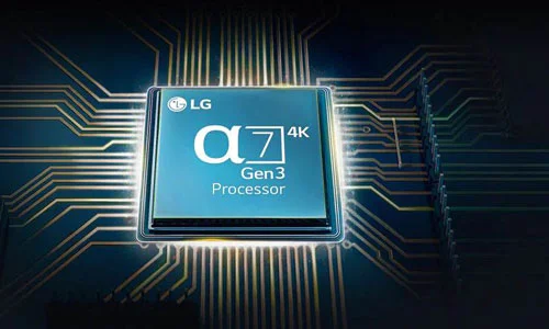 چیپ α7 Gen3 Processor 4K تلویزیون ال جی نانو90