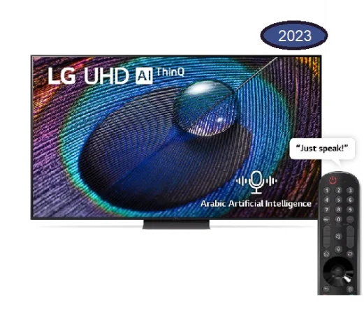 تلویزیون 65 اینچ 2023 ال جی 4K UHD اسمارت مدل 65UR91006LB