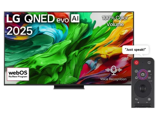 تلویزیون 75 اینچ ال جی 2025 اسمارت 4K مدل 75QNED86A