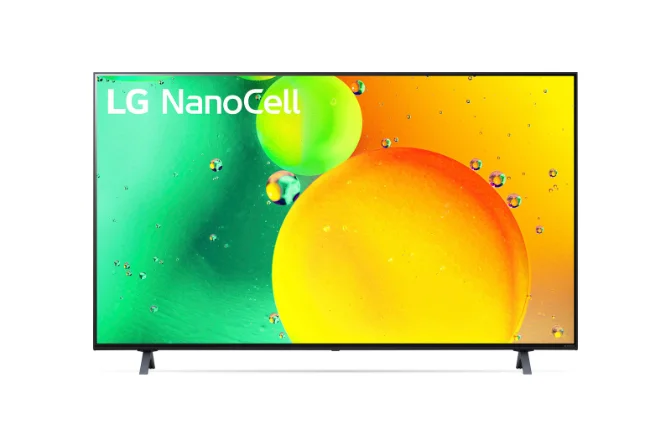 تلویزیون 55 اینچ ال جی نانوسل 4K اسمارت مدل 55NANO75UQA