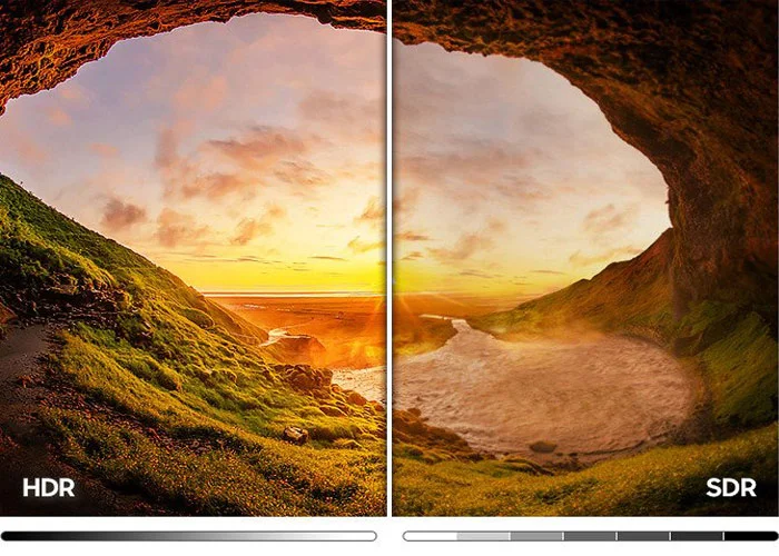 سیستم HDR تلویزیون 55 اینچ AU7000