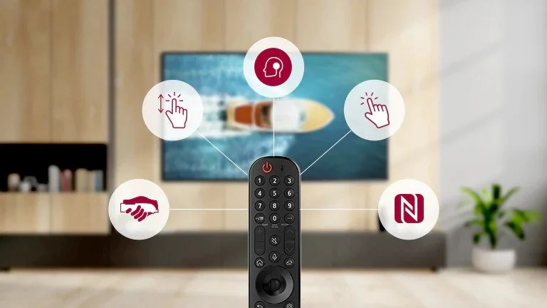 ریموت کنترل هوشمند ال جی 55 اینچ 4K اسمارت UP7550 2021