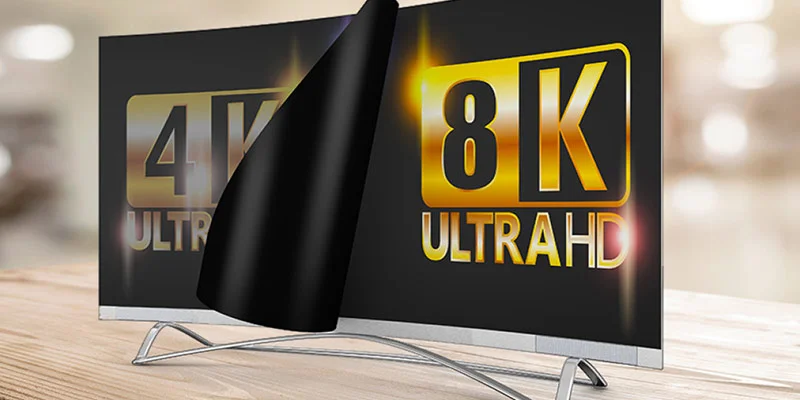 8K و 4K تلویزیون های جدید