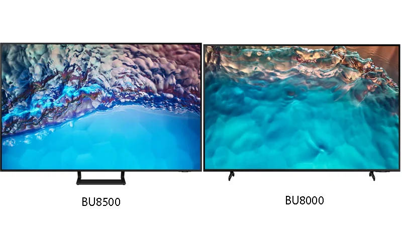 مقایسه تلویزیون سامسونگ BU8000 و BU8500