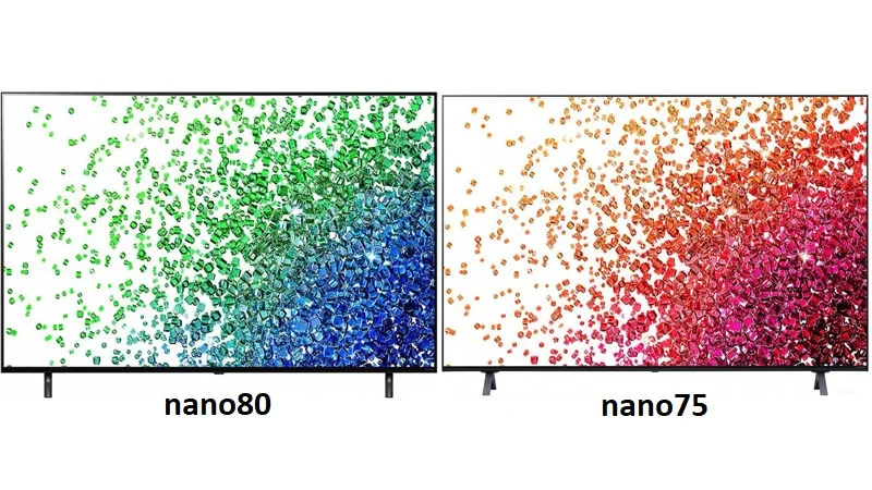 مقایسه تلویزیون الجی نانوسل NANO75 و NANO80