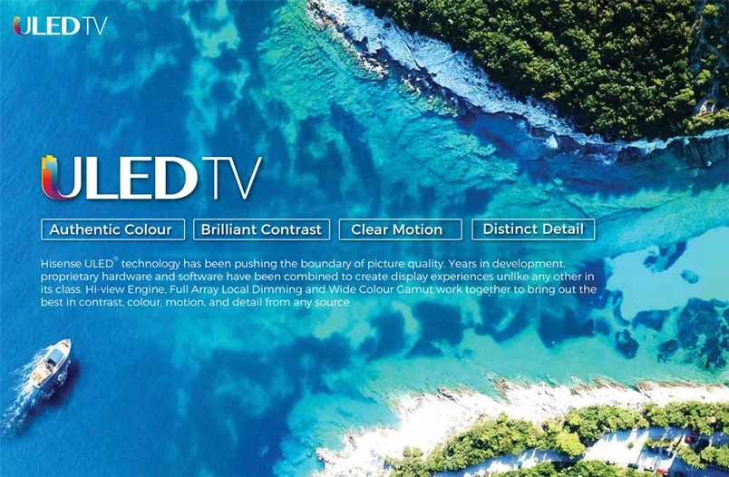 خرید تلویزیون -هایسنس 55 اینچ 4K ULED اسمارت U8QF  