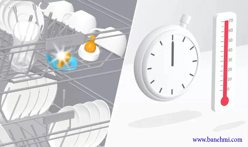 خرید ظرفشویی - بوش SMS8YCI01E سری 8 رنگ نقره ای 14 نفره ارزان قیمت 