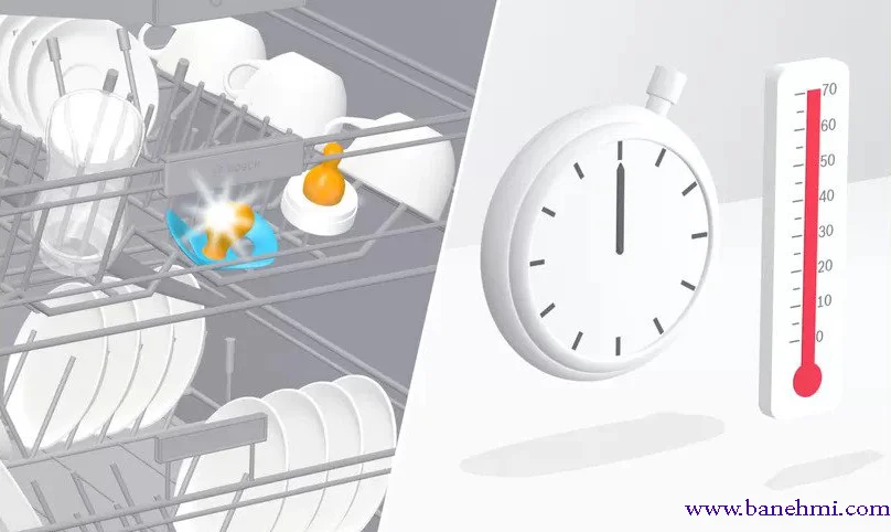 خرید ظرفشویی - بوش المان سری 4 قیمت مناسب 14 نفره رنگ نقره ای 
