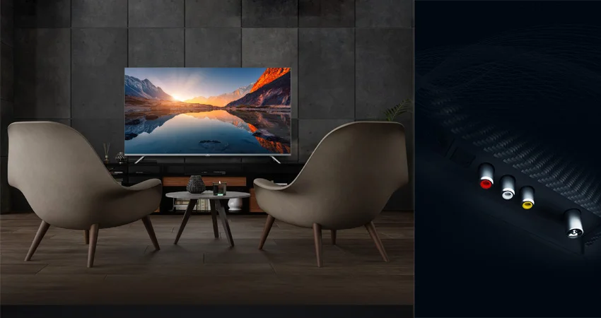 طراحی زیبای تلویزیون qled شیائومی 55Q1