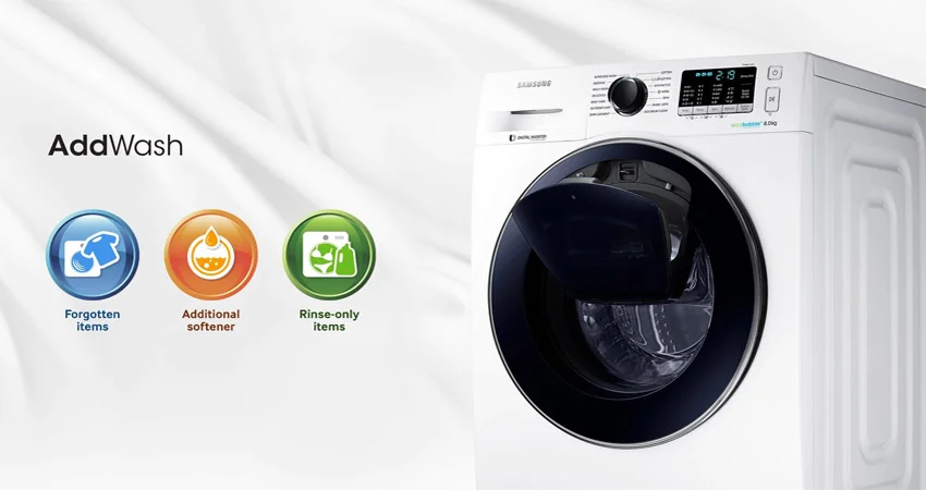 ماشین لباسشویی 8 کیلو ادواش سامسونگ W80K