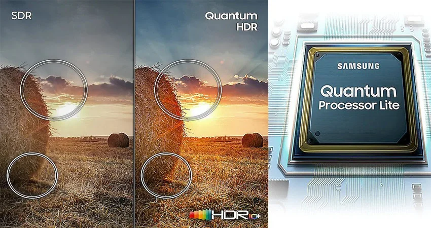 کیفیت HDR در تلویزیون 75 اینچ Q60T سامسونگ