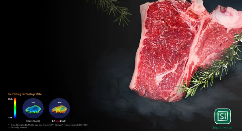 یخ زدایی مایکروویو 42 لیتری ال جی 8265