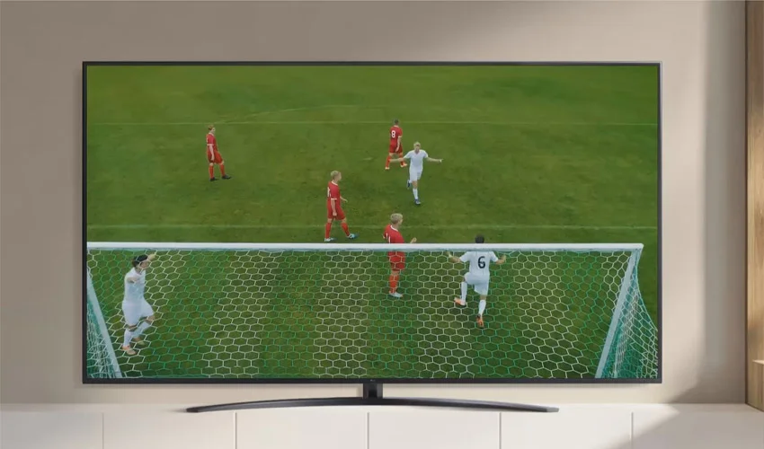 هشدار ورزشی تلویزیون ال جی UP8150 2021 4K UHD
