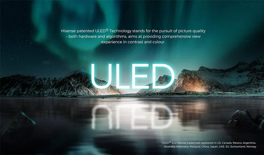 تصویر نلویزیون uled هایسنس 