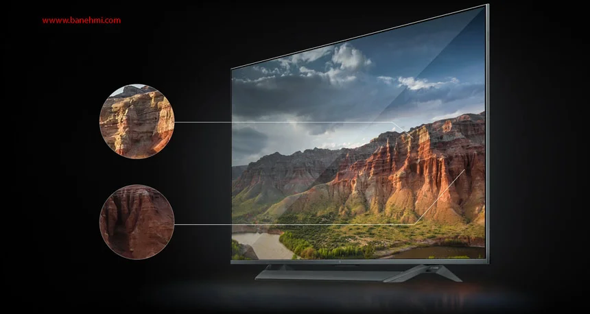 ارتقا کیفیت تصویر به 4k تلویزیون 2021 شیائومی q1 قیمت مناسب 
