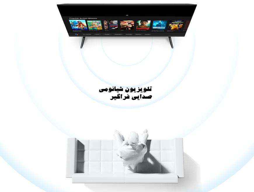 صدای فراگیر تلویزیون 55 اینچ P1 