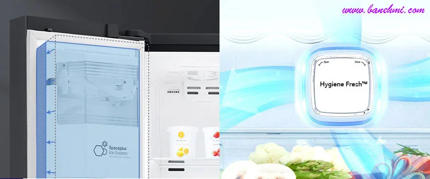 خرید یخچال فریزر - ال جی X267  ساید بای ساید در این در اینستاویو فیلترینگ هاین فرش