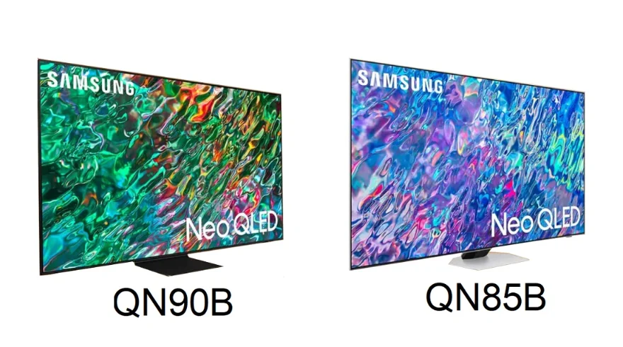 مقایسه تلویزیون سامسونگ QN85B و QN90B