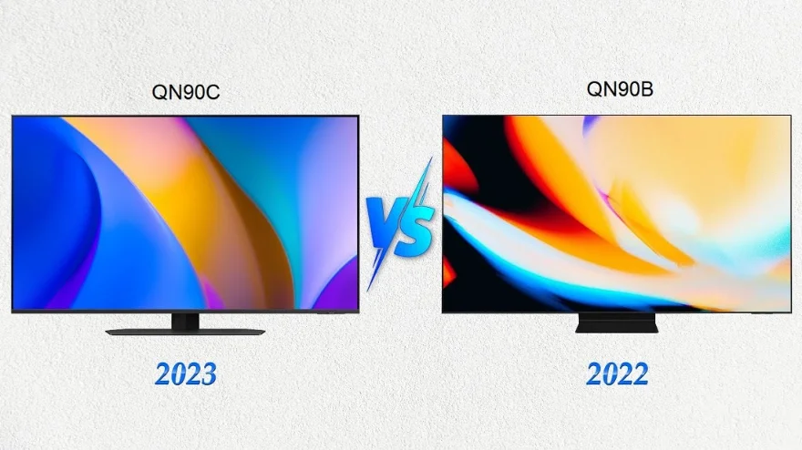 مقایسه تلویزیون سامسونگ QN90B با QN90C