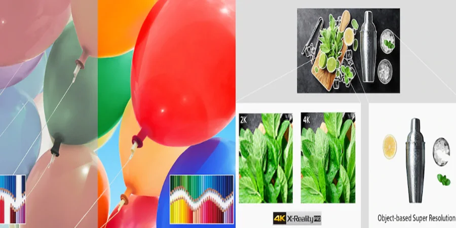تصاویر کم کیفیت به زیبایی در تلویزیون سونی X95H پخش می شود