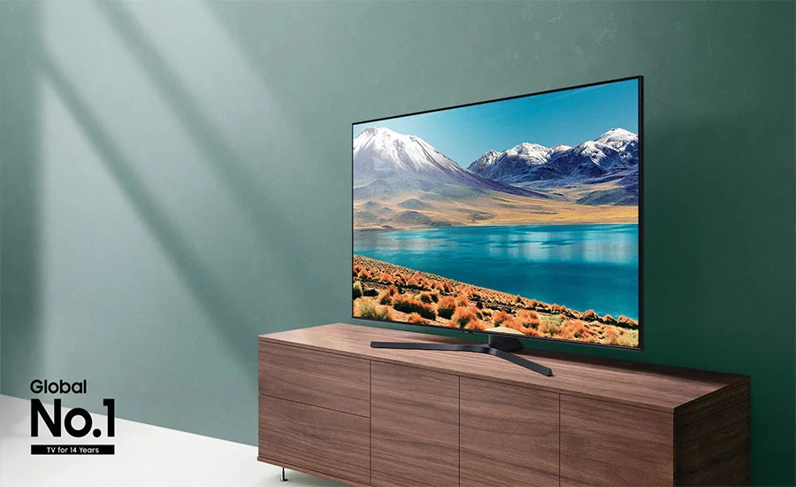 تلویزیون 65 اینچ بر روی پایه TU8500