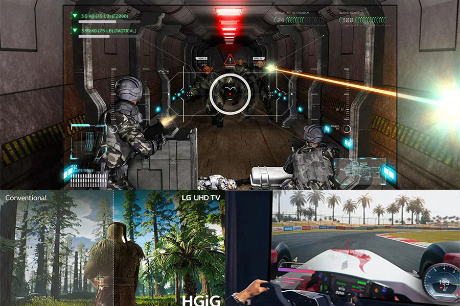 PS5 , XBOX در تلویزیون ال جی UN7440